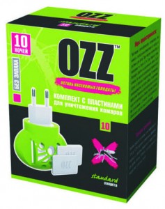  OZZ Комплект с пластинами для уничтожения комаров 10 ночей купить
