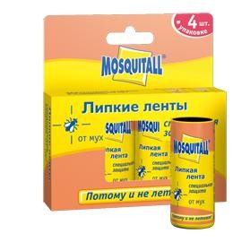 Защита от мух Москитол Липкая лента «Специальная защита» от мух, 4 шт. в упаковке купить