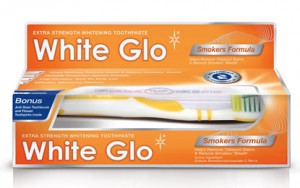  White Glo Зубная паста ОТБЕЛИВАЮЩАЯ для курящих, с зубной щеткой купить