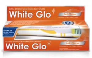  White Glo Зубная паста ОТБЕЛИВАЮЩАЯ, против зубного налета, с зубной щеткой купить