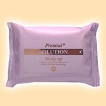 Влажные салфетки  мини-упаковка Premial Premial Solution  Make Up  для снятия макияжа купить