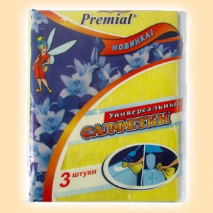 Вискозные салфетки Premial «Premial»Салфетка вискозная 30х34 см купить