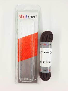   Шнурки плоские (коричневые) х/б 100 см Арт. 2100-12 купить