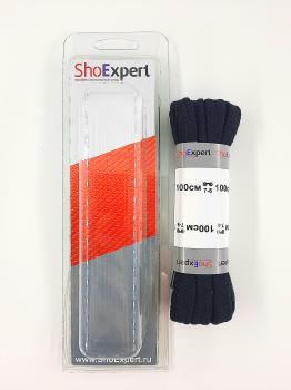  ShoExpert Шнурки плоские (черные) х/б 100 см Арт. 2100-18 купить