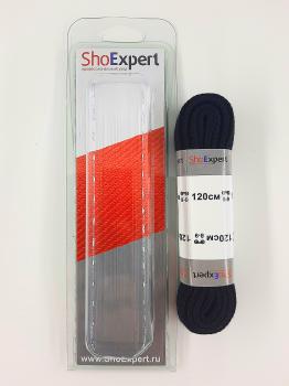 ShoExpert Шнурки плоские (черные) х/б 120 см Арт. 2120-18 купить