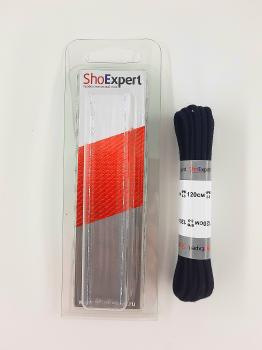  ShoExpert Шнурки тонкие вощеные (черные) х/б 120 см Арт. 0120-18 купить