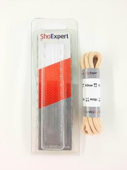  ShoExpert Шнурки средние вощеные (бежевые) х/б 60 см Арт. 3060-02 купить