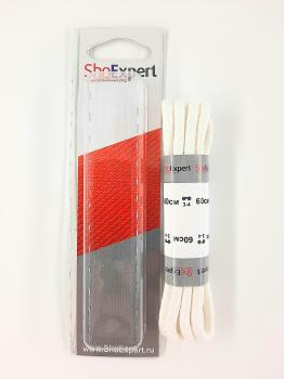  ShoExpert Шнурки средние вощеные (белые) х/б 60 см Арт. 3060-24 купить