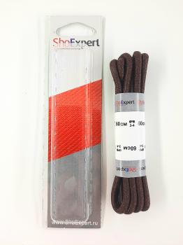  ShoExpert Шнурки средние вощеные (коричневые) х/б 60 см Арт. 3060-12 купить