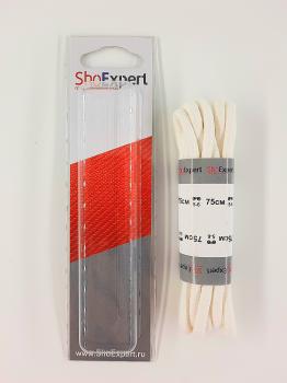  ShoExpert Шнурки средние вощеные (белые) х/б 75 см Арт. 3075-24 купить