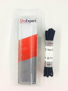  ShoExpert Шнурки средние вощеные (черные) х/б 75 см Арт. 3075-18 купить