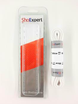  ShoExpert Шнурки плоские (белые) х/б 90 см Арт. 2090-24 купить