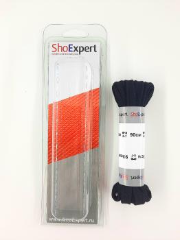  ShoExpert Шнурки плоские (черные) х/б 90 см Арт. 2090-18 купить
