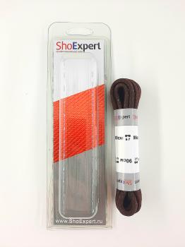  ShoExpert Шнурки толстые вощеные (коричневые) х/б 90 см Арт. 1090-12 купить
