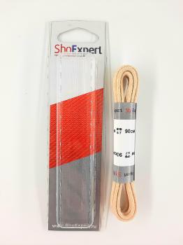 ShoExpert Шнурки тонкие вощеные (бежевые) х/б 90 см Арт. 0090-02 купить