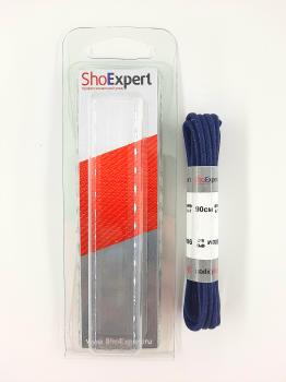  ShoExpert Шнурки тонкие вощеные (темно-синие) х/б 90 см Арт. 0090-67 купить