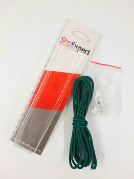  ShoExpert Эластичные шнурки средние (зеленые) 120 см Арт. 4120-75 купить